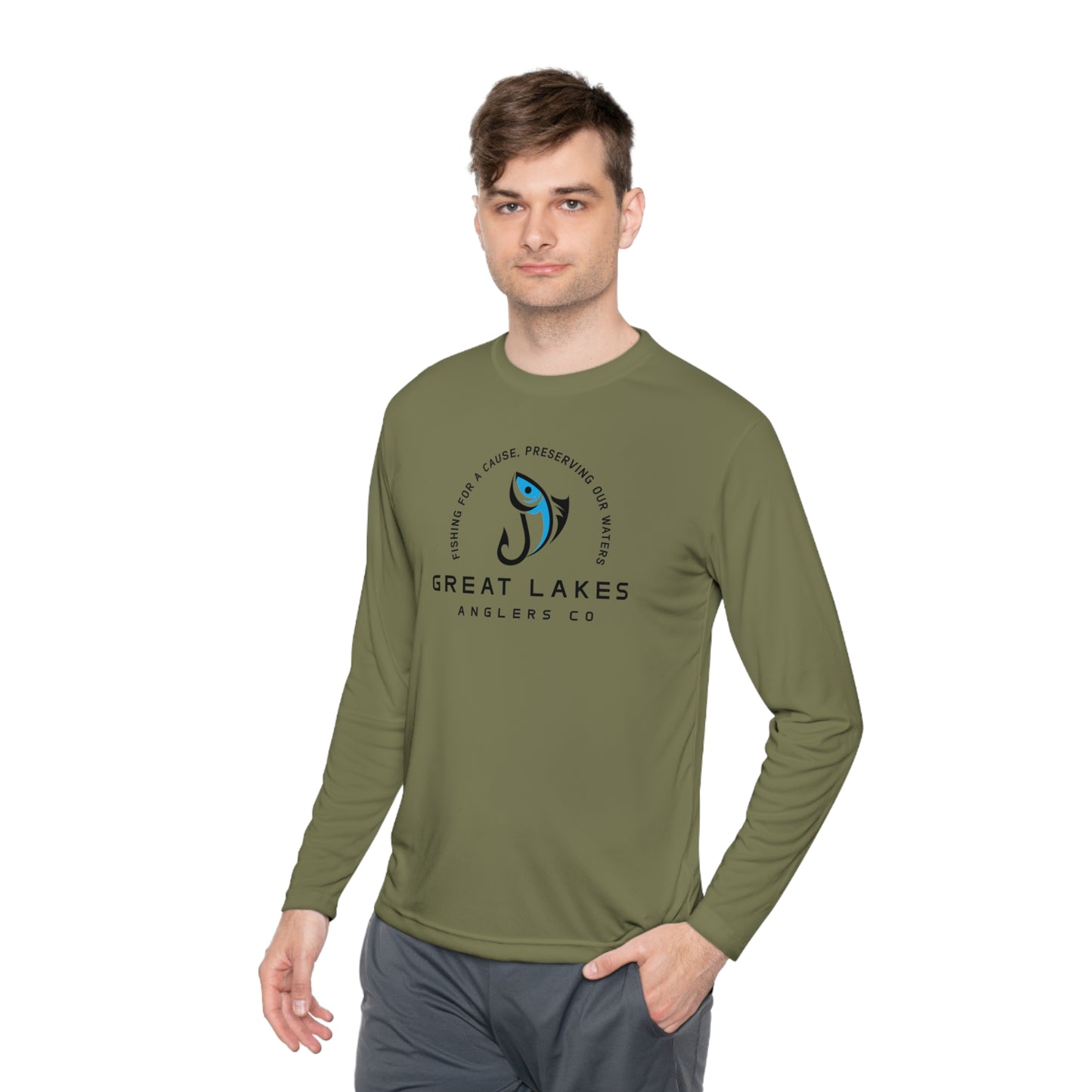 Great Lakes Anglers Co Moisture Wicking Long Sleeve Tee