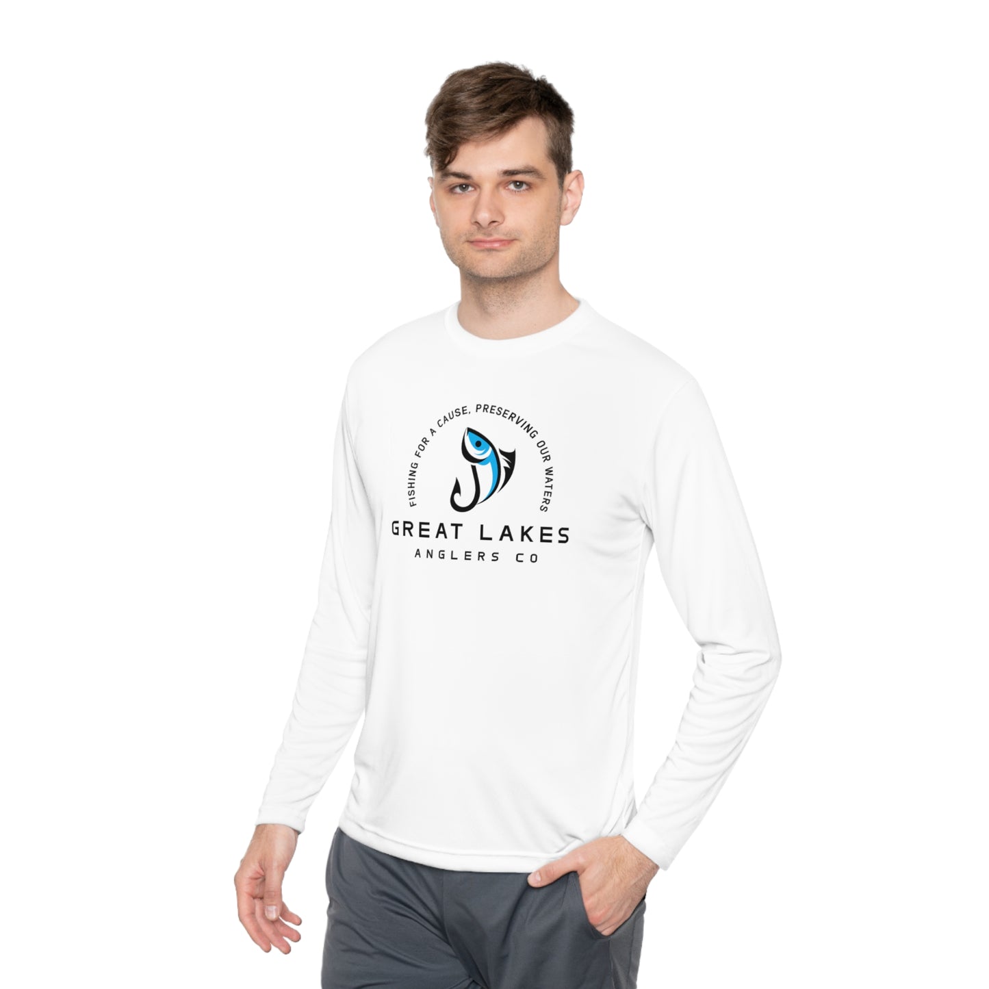 Great Lakes Anglers Co Moisture Wicking Long Sleeve Tee