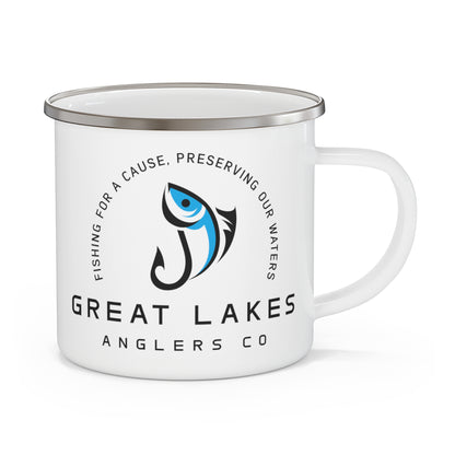 Great Lakes Anglers Co Enamel Mug