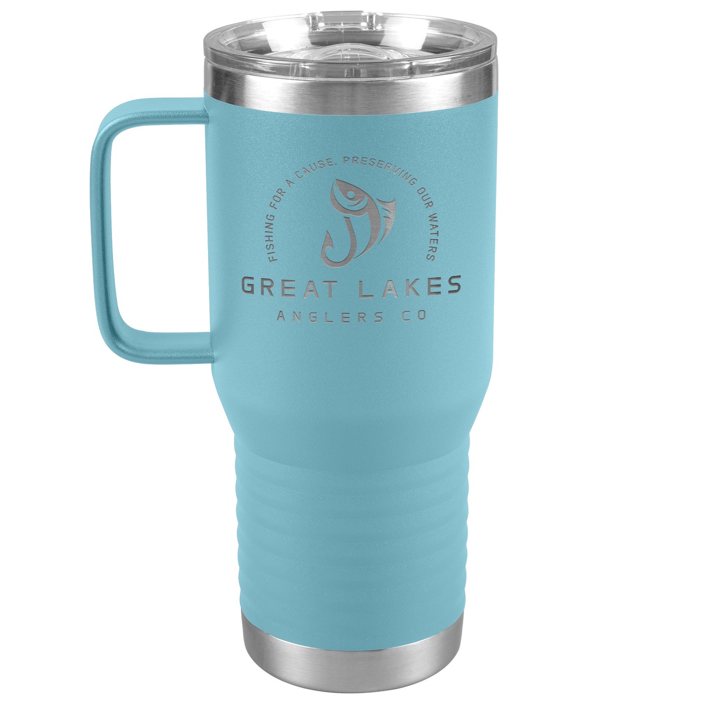 Great Lakes Anglers Co 20oz Travel Tumbler - Colored