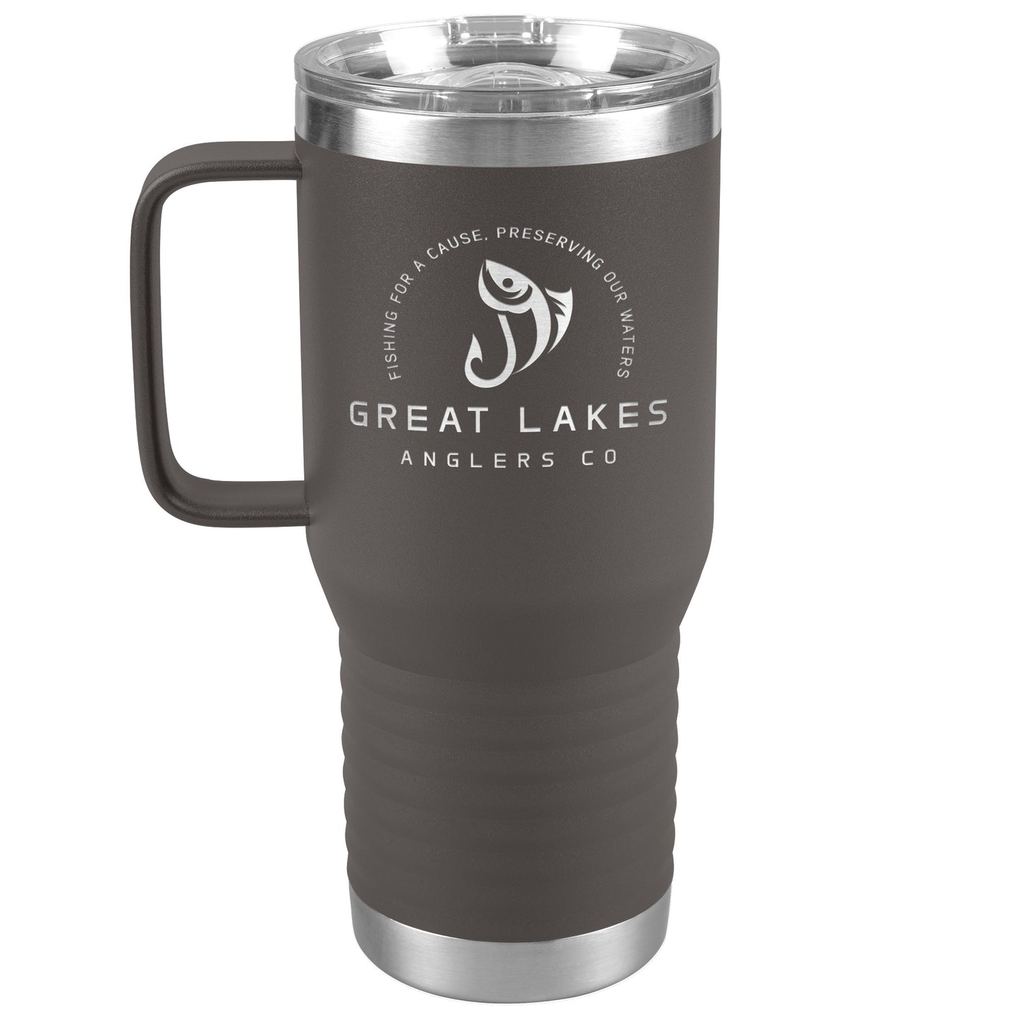 Great Lakes Anglers Co 20oz Travel Tumbler - Colored