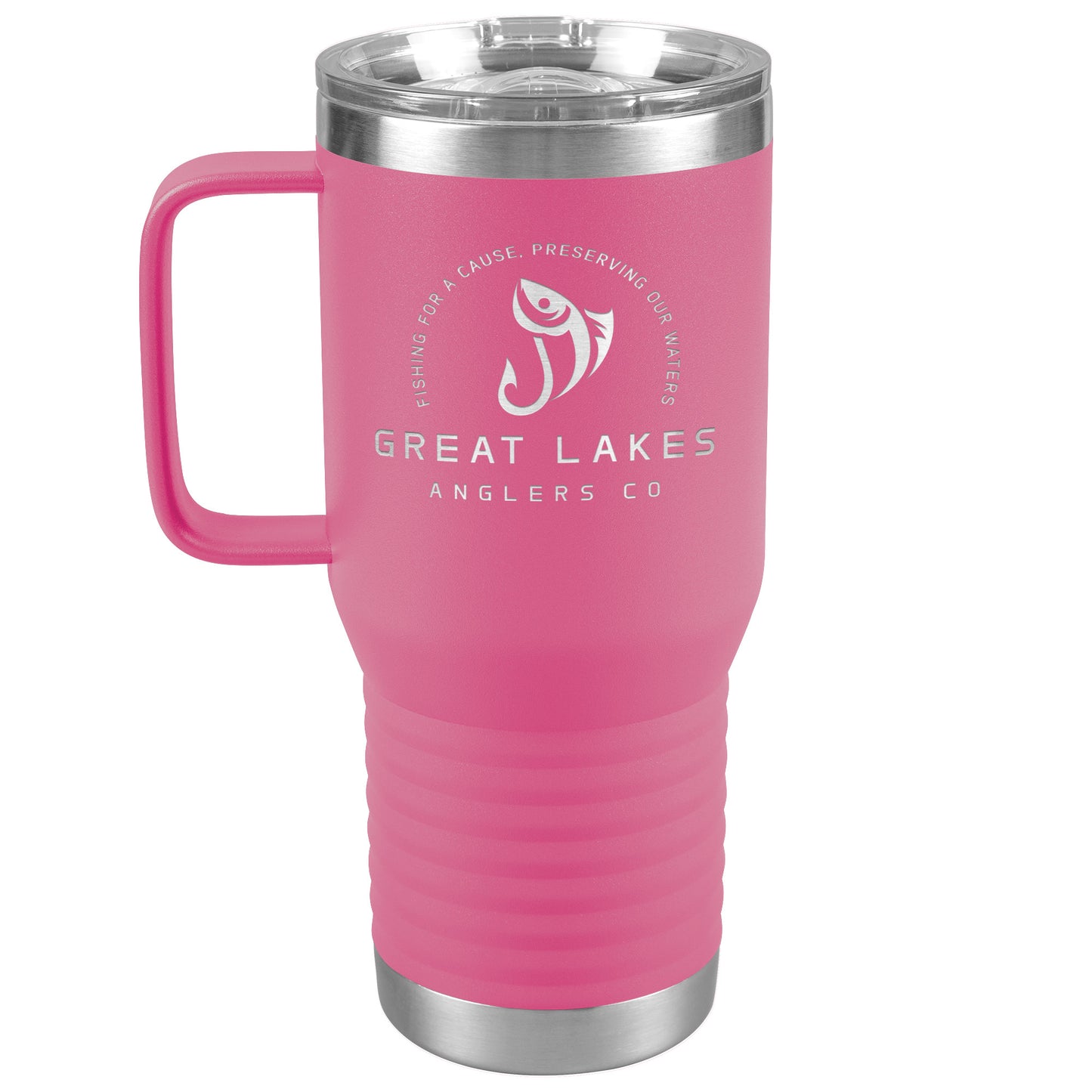 Great Lakes Anglers Co 20oz Travel Tumbler - Colored
