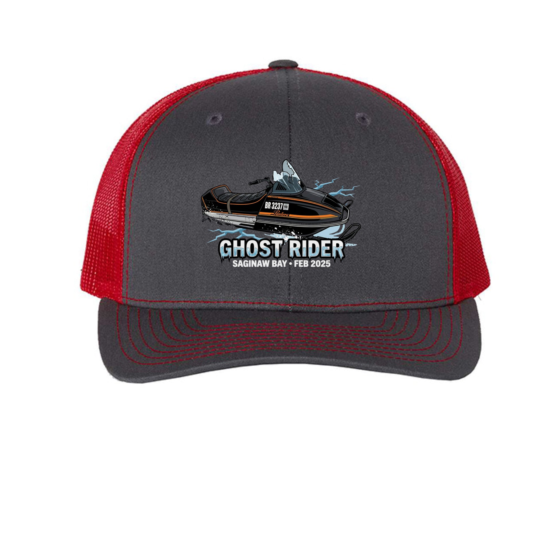 Charcoal/ Red - FRONT