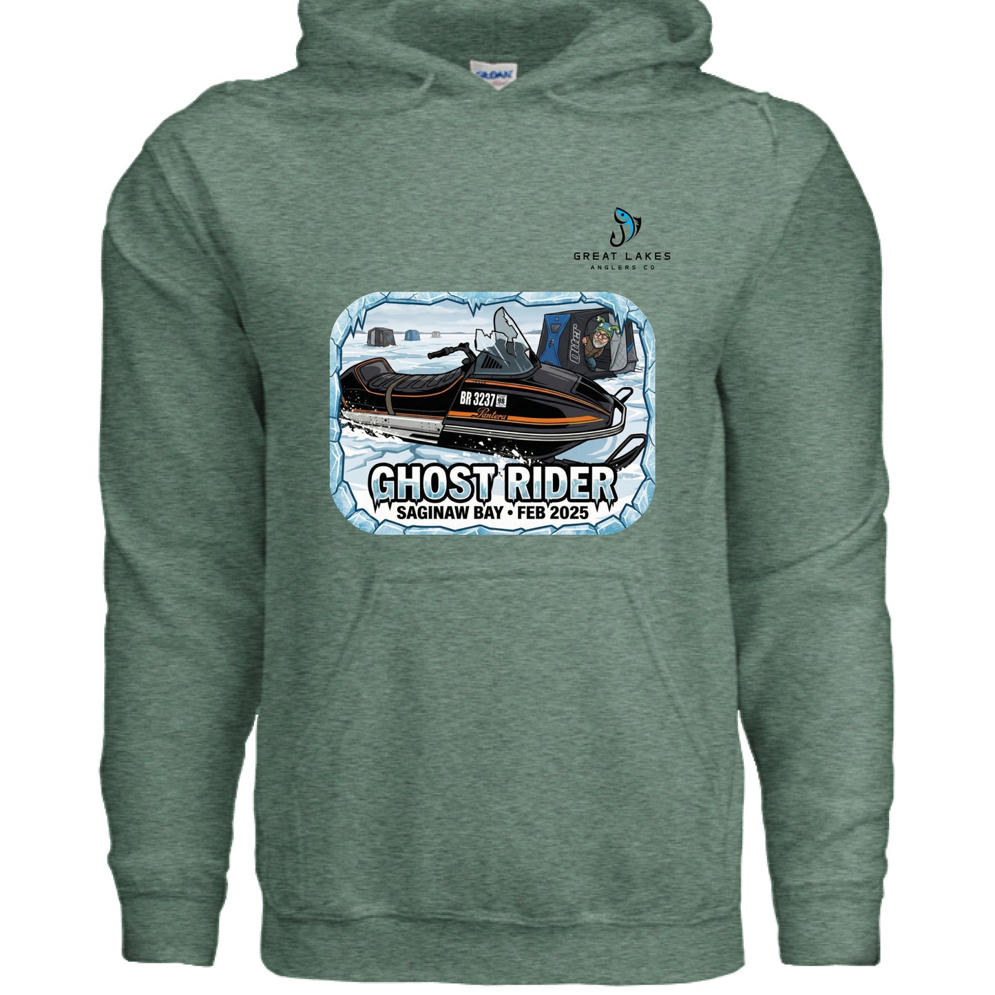 Heather Sport Dark Green - FRONT