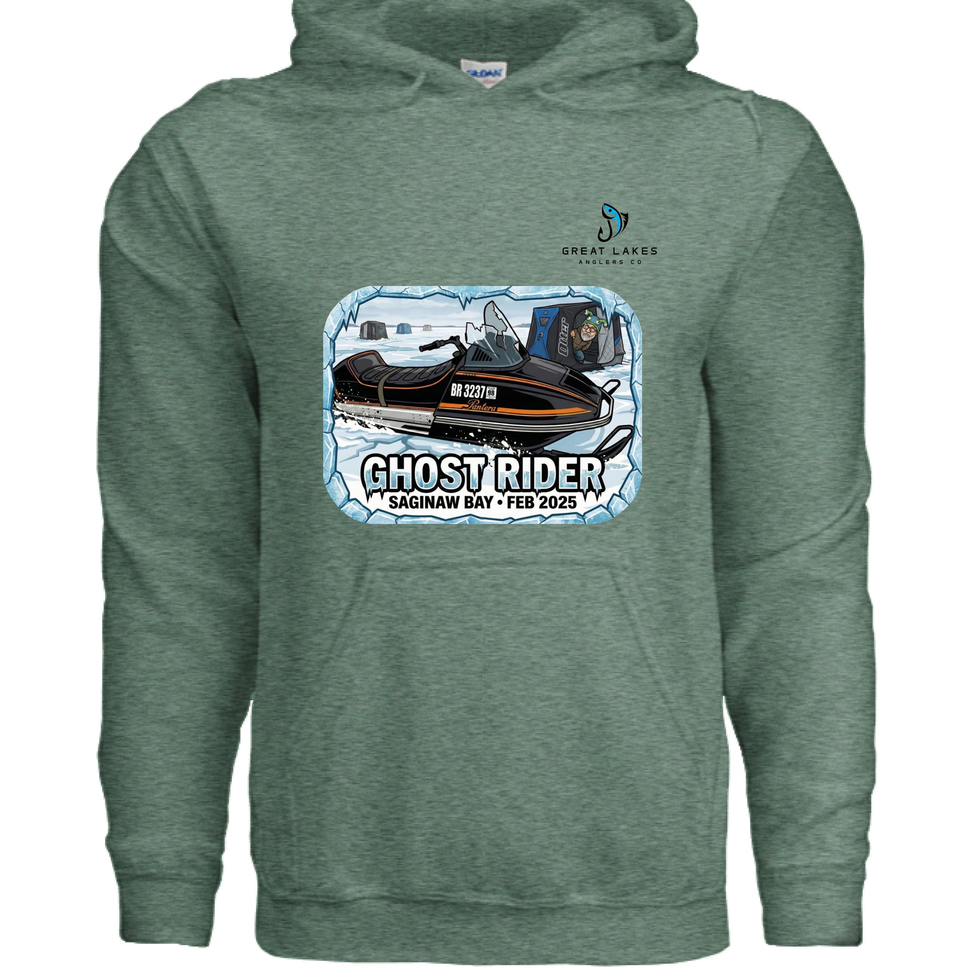 Heather Sport Dark Green - FRONT