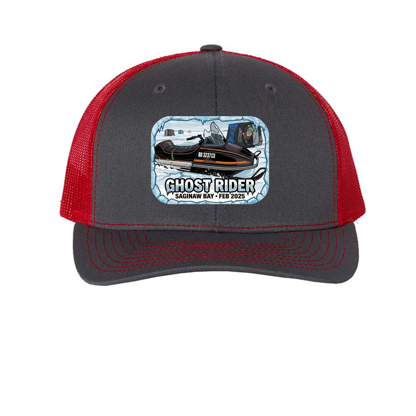 Charcoal/ Red - FRONT