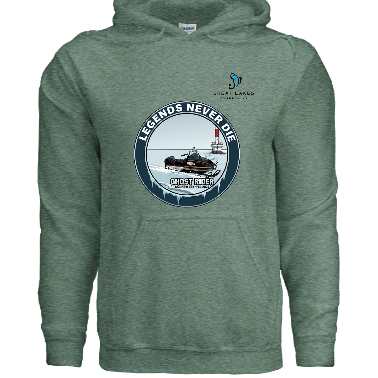 Heather Sport Dark Green - FRONT