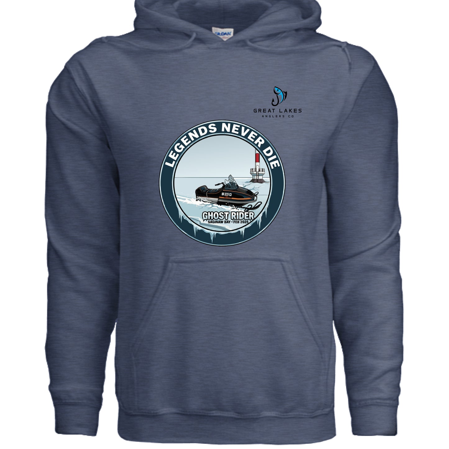 Heather Sport Dark Navy - FRONT