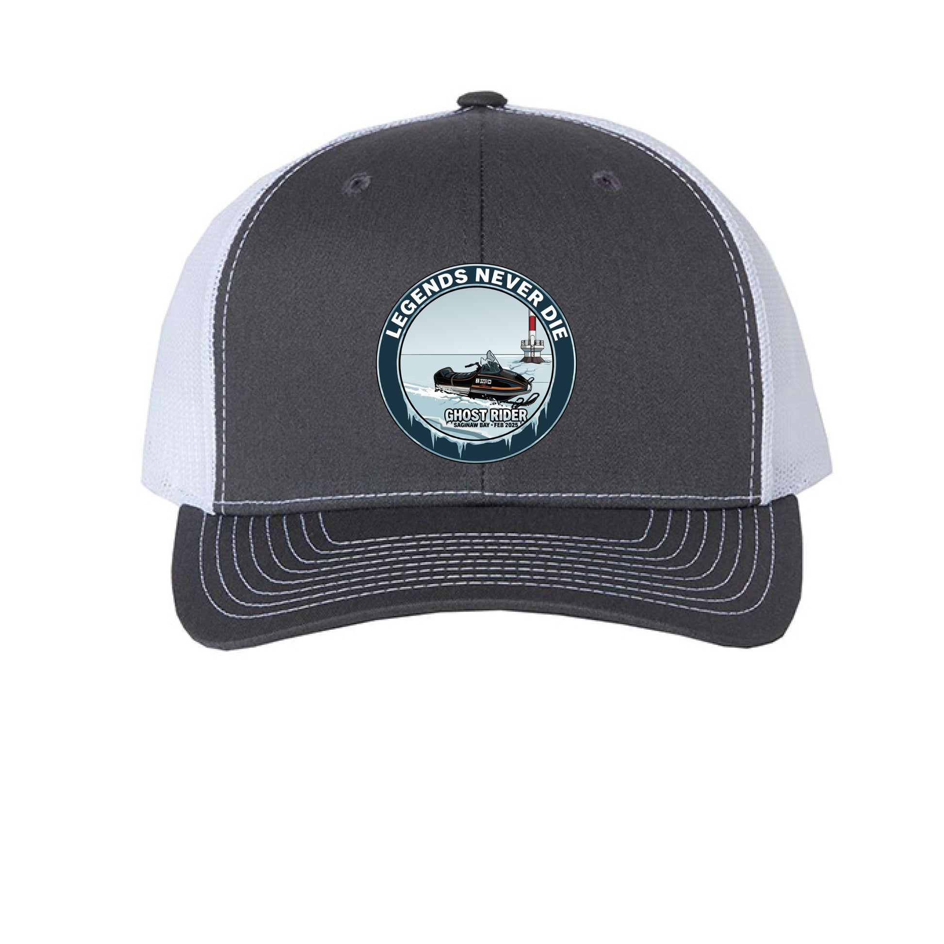 Charcoal/ White - FRONT