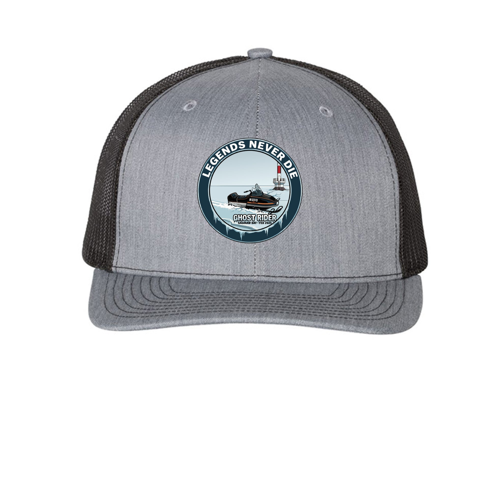 Heather Grey/ Black - FRONT